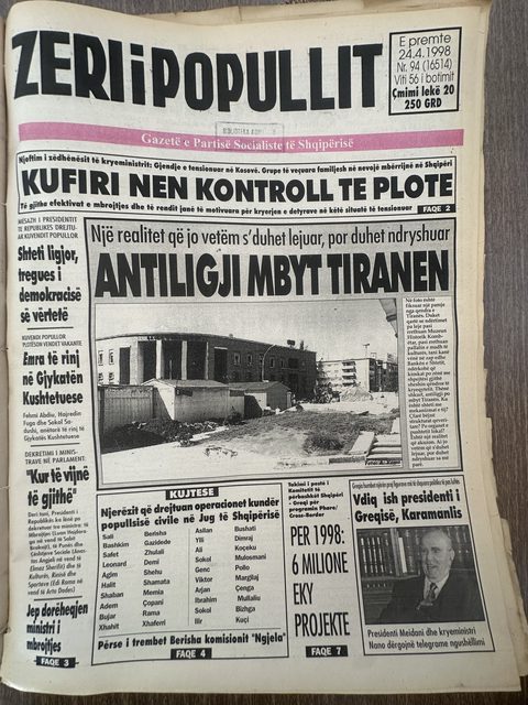 Zëri i Popullit 1998-04-24